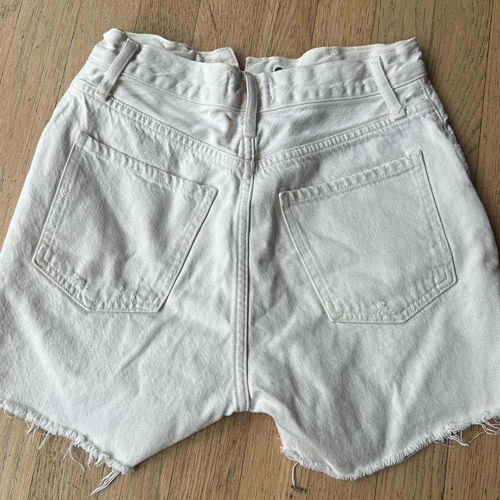 AGOLDE Dee Short in Paper - Picture 4 of 7